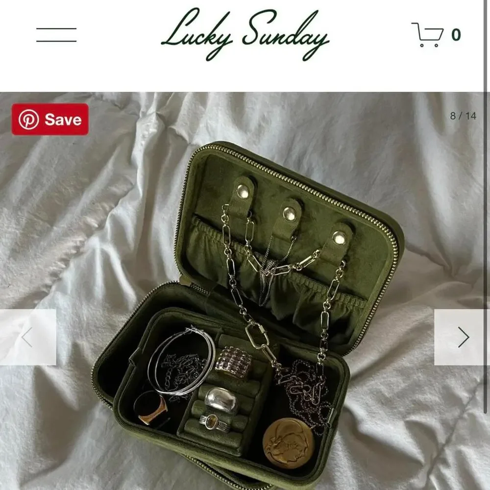 Lucky Sunday Limited Edition Jewelry Box Light Green Colorway 🍀